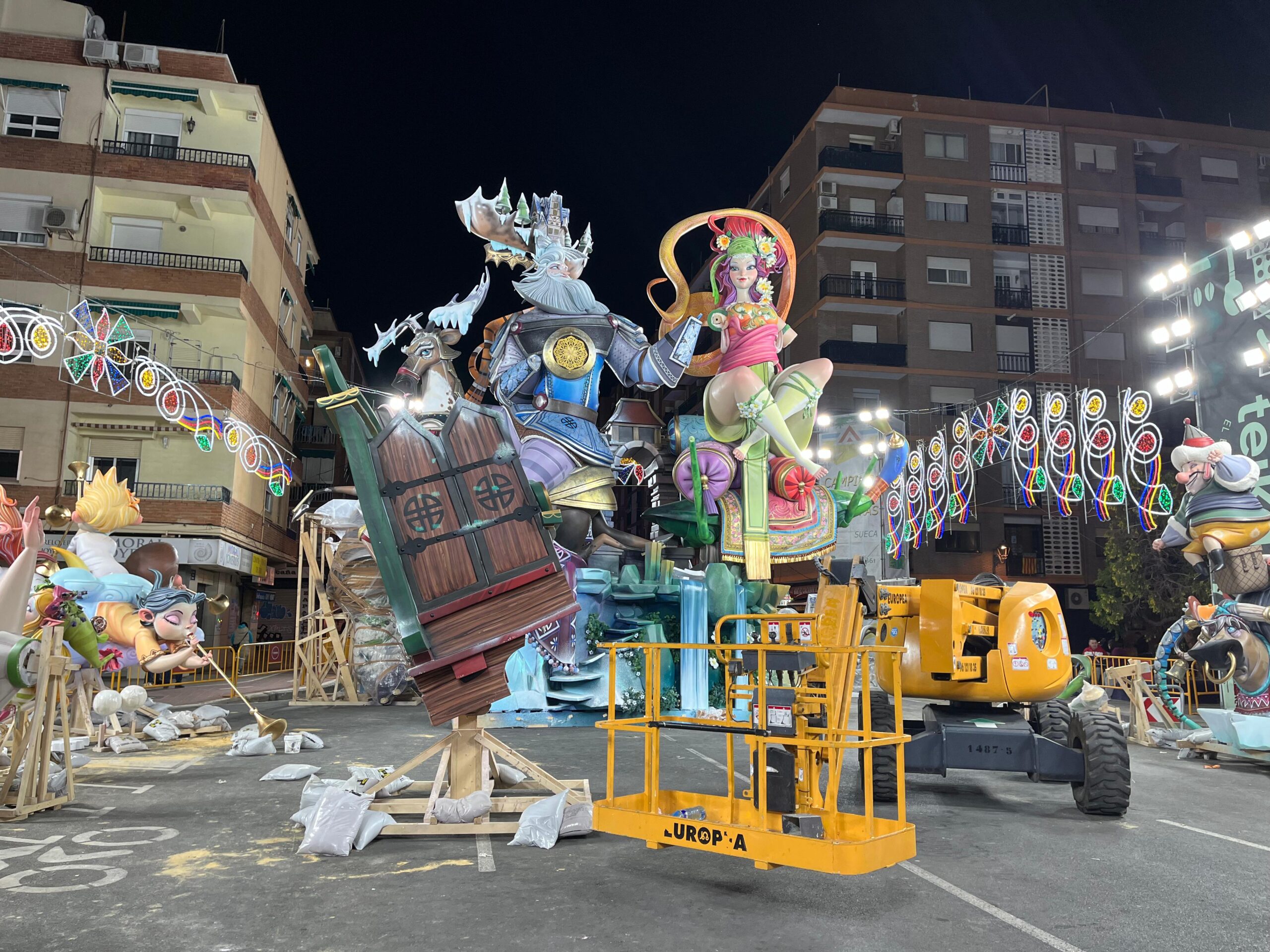 Imatge cedida per la Falla Monestir de Poblet.