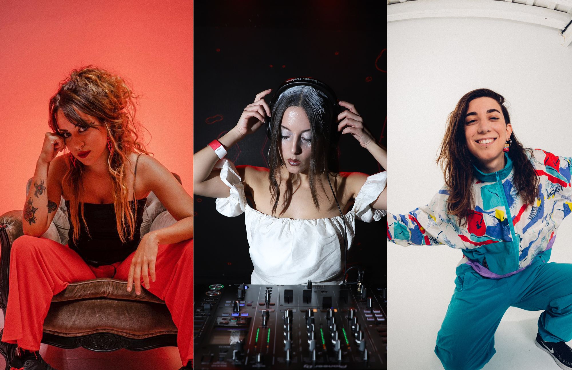 Maria Deltell, Mertixell de Soto i Marta Riera (fotografia: cedides).