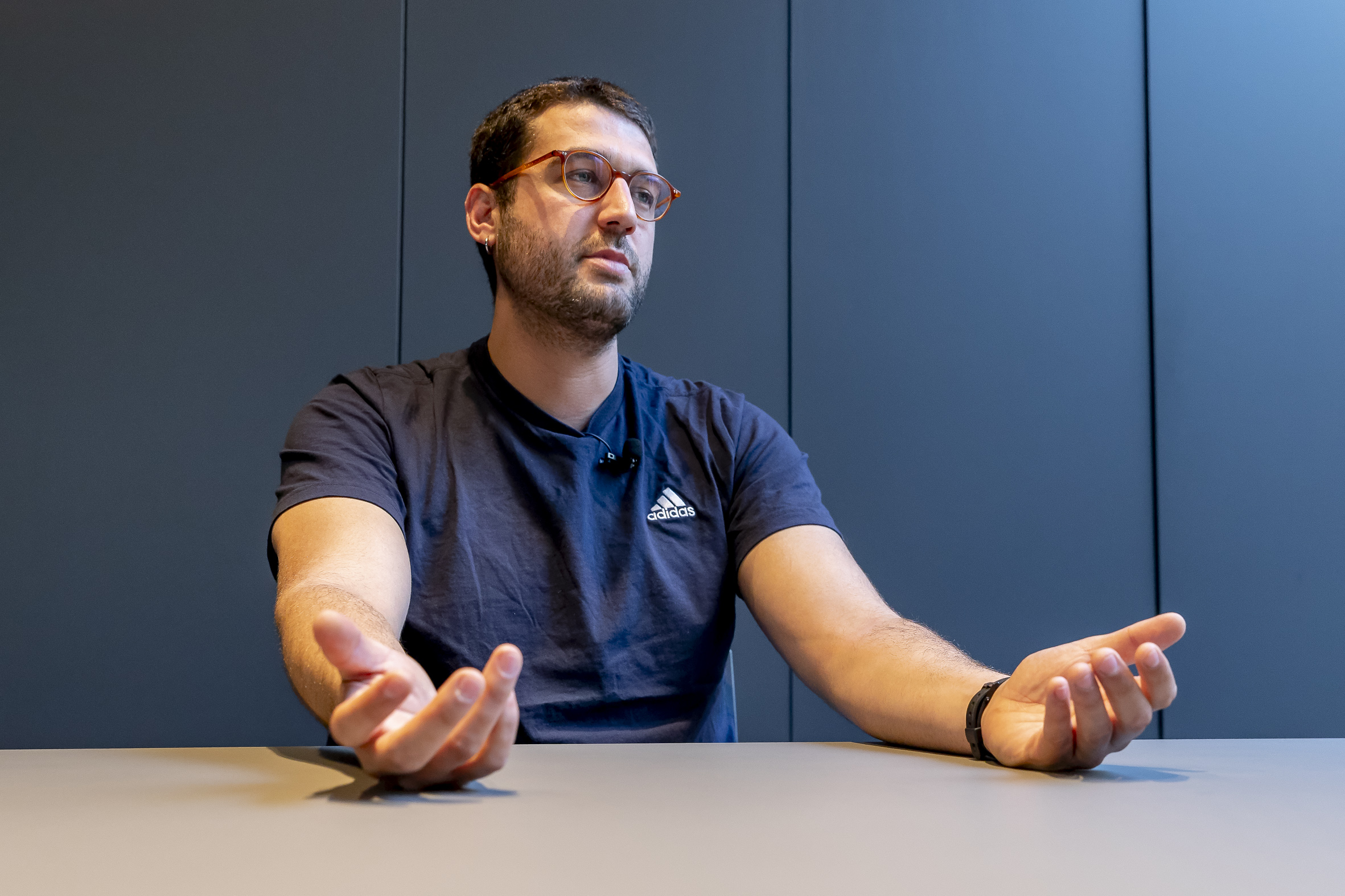 Bernat Lavaquiol, candidat de la CUP per Lleida, en una imatge d'arxiu (Foto: Albert Salamé)