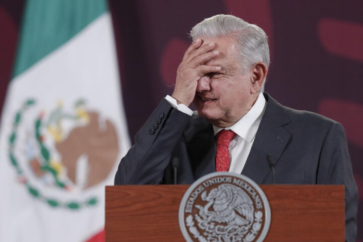 El president de Mèxic, Andrés Manuel López Obrador (fotografia: EFE/ Isaac Esquivel).