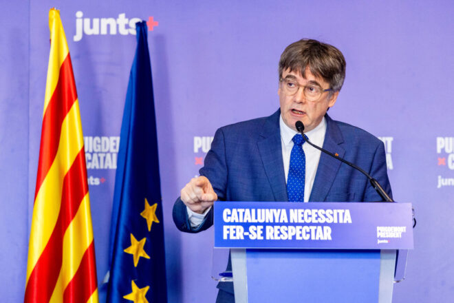 Puigdemont diu que Junts tombarà el pressupost espanyol si no reverteix el dèficit de Catalunya