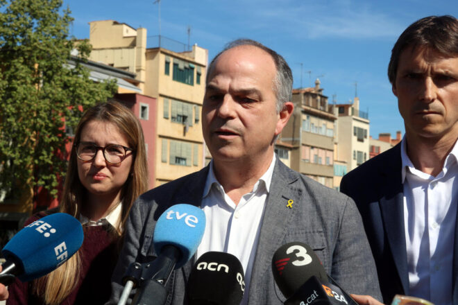 Turull diu que les eleccions a Catalunya són un plebiscit entre Puigdemont i Sánchez