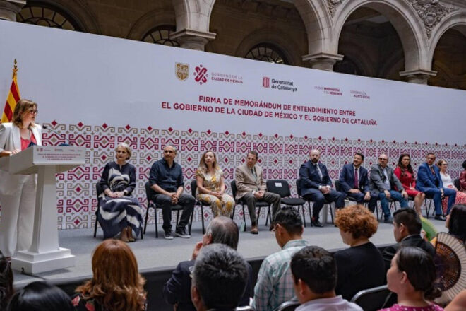 Catalunya i Ciutat de Mèxic signen un acord bilateral per consolidar unes relacions històriques