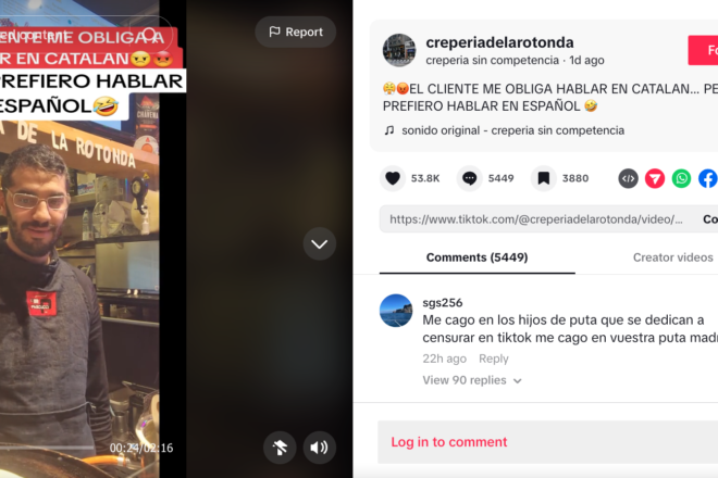 [VÍDEO] La “broma” catalanòfoba d’una creperia d’Andorra que s’ha fet viral