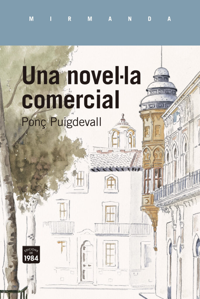 Coberta d''Una novel·la comercial', de Ponç Puigdevall (Edicions de 1984)