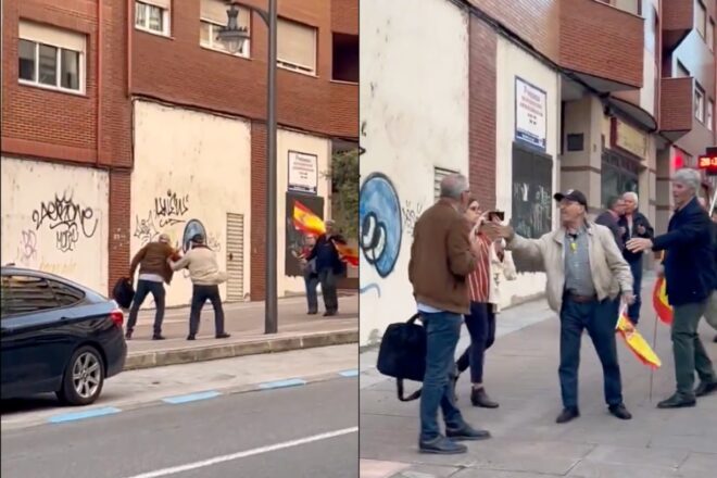 [VÍDEO] Membres de l’extrema dreta agredeixen un ex-batlle del PSOE de Ponferrada