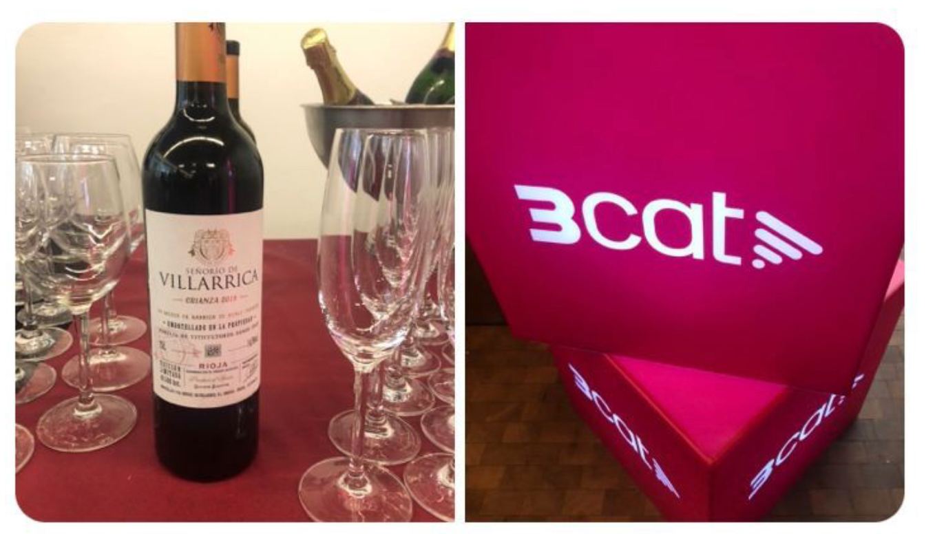 Què hi feia, un vi de la Rioja, en un acte de 3Cat per a celebrar Sant Jordi?