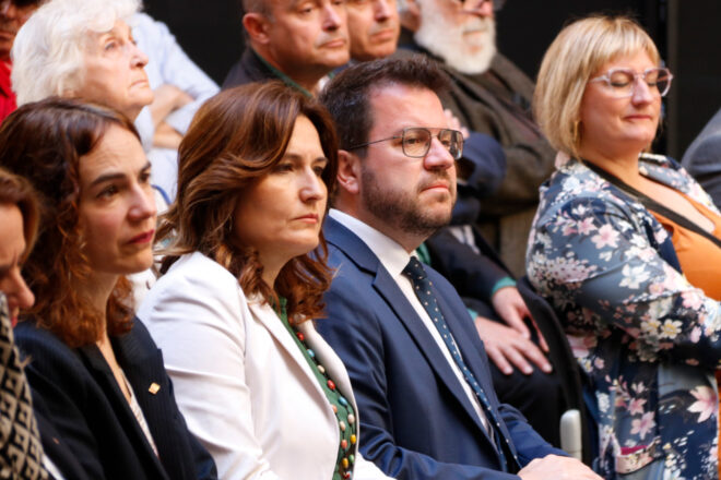 Aragonès reivindica Francesc Macià en un acte institucional per a commemorar el 14 d’abril