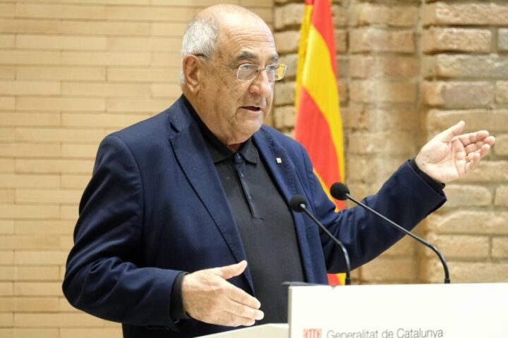 El conseller de Recerca i Universitats, Joaquim Nadal (fotografia: Departament de Recerca i Universitats).