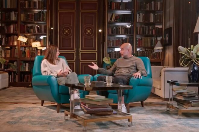 [VÍDEO] La conversa viral entre Aitana Bonmatí i Pep Guardiola sobre la catalanofòbia