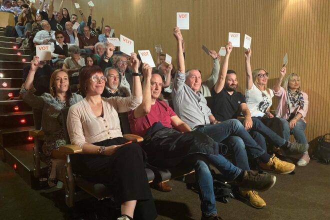 El consell nacional de Compromís valida l’acord amb Sumar per a les eleccions europees