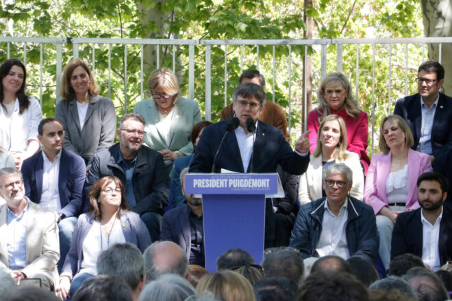 Puigdemont diu que Junts no ha vingut a reflotar el PSOE