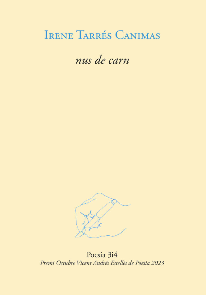 Portada del llibre 'nus de carn', d'Irene Tarrés Canimas. Editorial: 3i4.