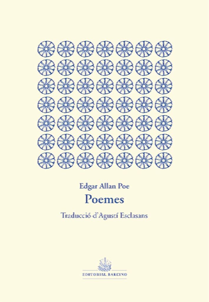 Coberta de 'Poemes', d'Edgar Allan Poe, amb traducció d'Agustí Esclasans.
