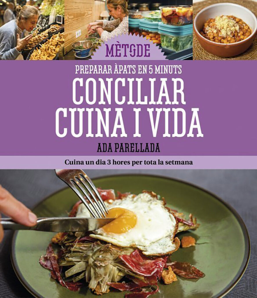 Coberta de 'Conciliar cuina i vida', d'Ada Parellada.