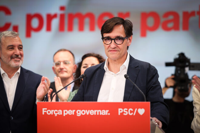 Salvador Illa: “Manifesto la meva voluntat de concórrer a la presidència de Catalunya”
