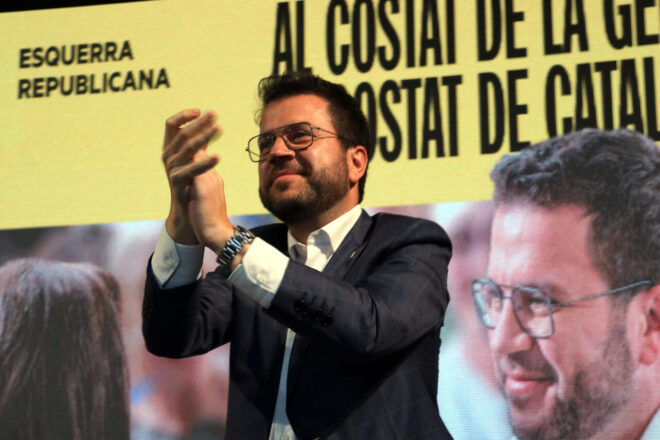 Aragonès adverteix del PSC més espanyolista de la història i apel·la al vot útil