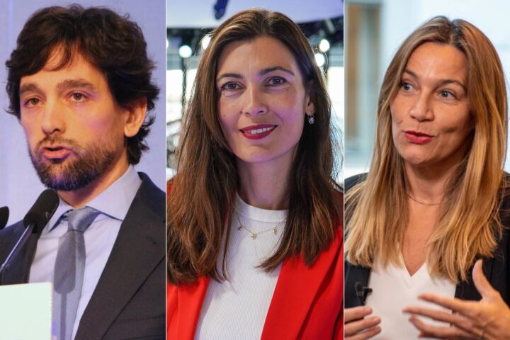 Adrián Vázquez, Eva Poptcheva i Susana Solís, els eurodiputats de Ciutadans que ha fitxat el PP.