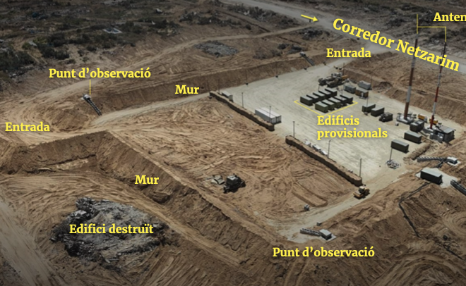 El corredor de Netzarim: Israel talla Gaza per la meitat amb una gran instal·lació militar
