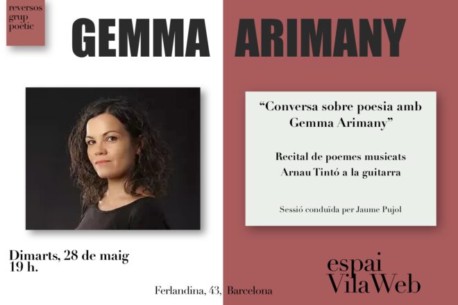 Conversa sobre poesia amb Gemma Arimany