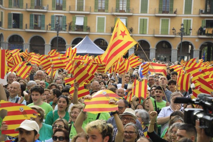 El català desborda els carrers de Palma
