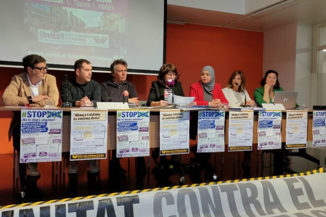 Acord antifeixista: PSC, ERC, Junts, CUP i Comuns signen que no pactaran amb Vox ni Aliança Catalana