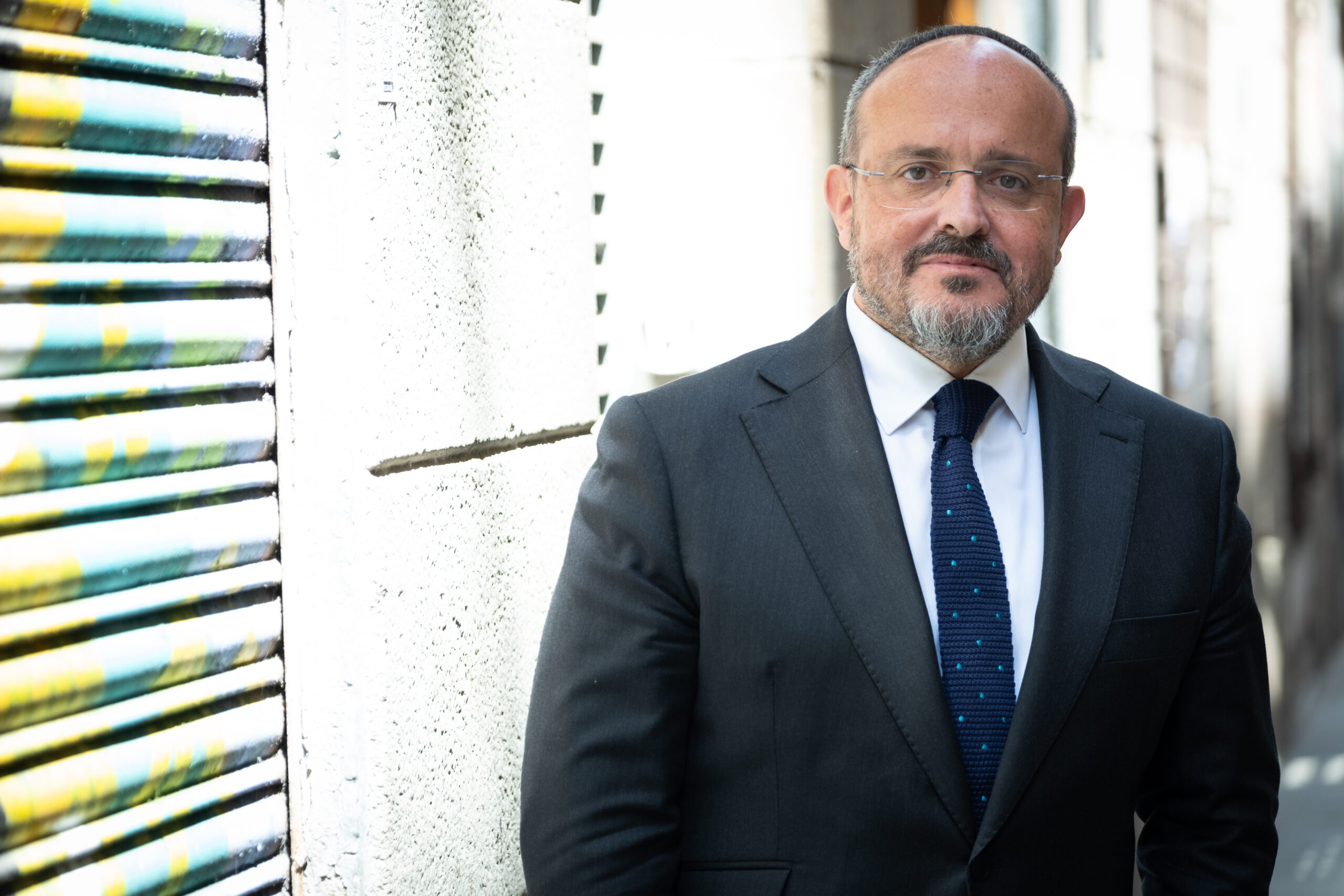 Alejandro Fernández, divendres a la redacció de VilaWeb (fotografia: Adiva Koenigsberg).