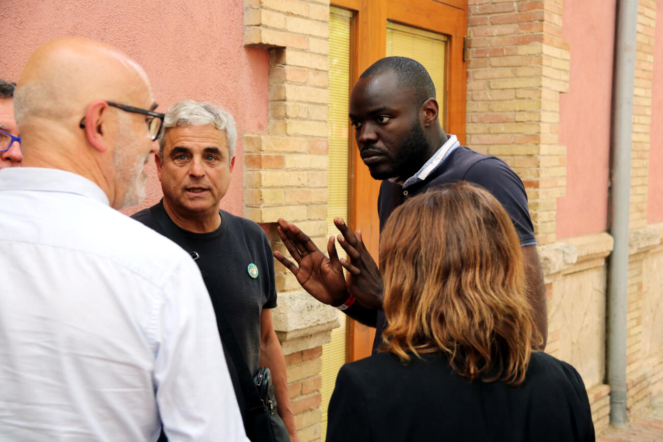 Manel Manzanas i Josep Punga, dos dels signants del manifest de Dempeus per la Independència