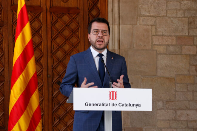 El president Aragonès, sobre l’amnistia: “És una autèntica victòria de país”