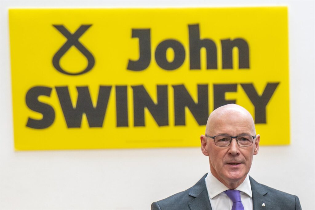 John Swinney, the main contender for the Scottish presidency