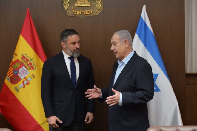 Abascal es reuneix amb Netanyahu per elogiar la “fermesa” d’Israel