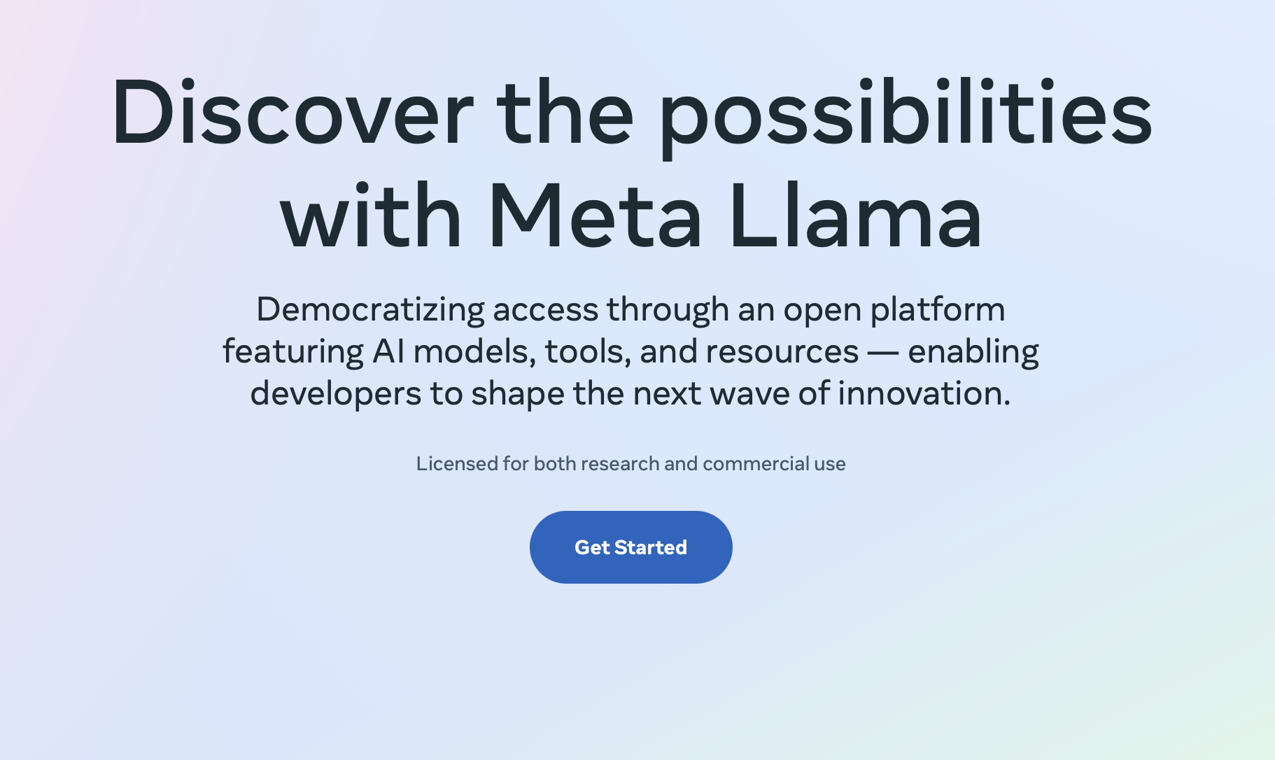 Companyies com ara Meta creen models d’intel·ligència artificial generativa de codi obert.