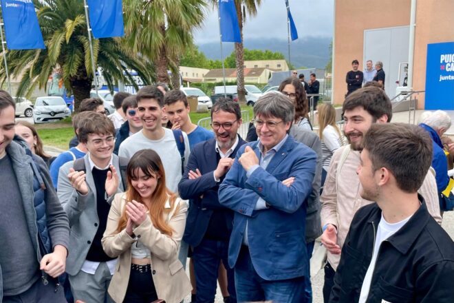 Puigdemont crida al vot jove per no perdre la “cadena” de progrés generacional