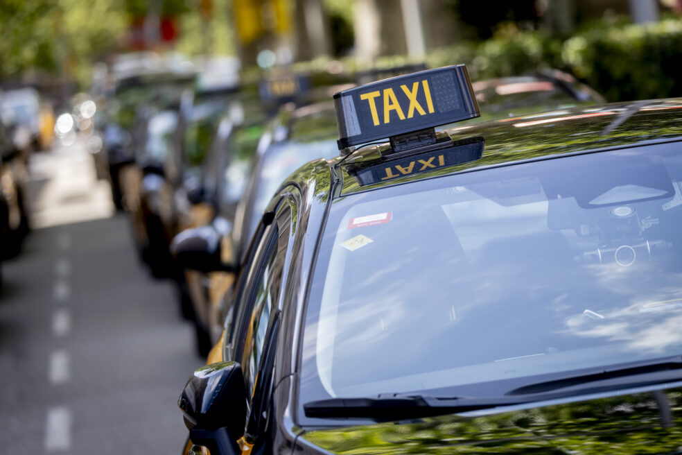 Mobilització dels taxistes