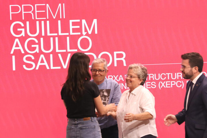 El lliurament del premi Guillem Agulló de l'any passat. Fotografia: ACN.