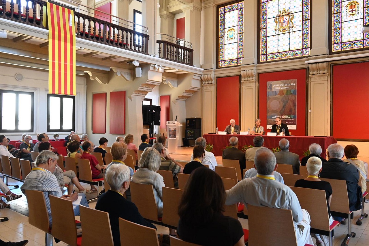 Imatge d'arxiu d'una sessió de la Universitat Catalana d'Estiu de Manresa.