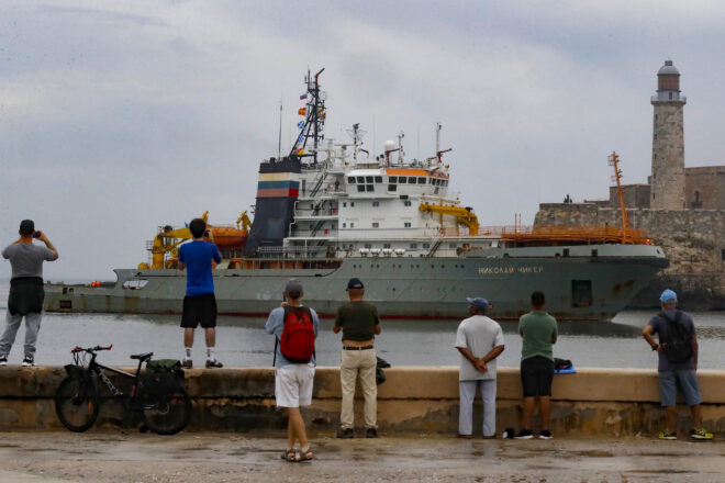 Què fan vaixells de guerra russos al Carib?
