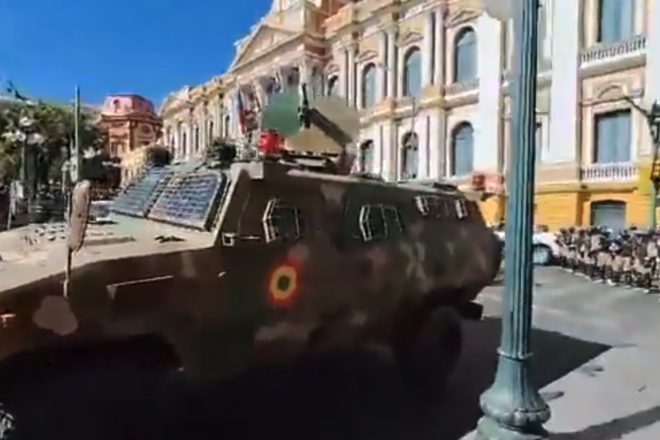 El president de Bolívia denuncia un intent de cop d’estat