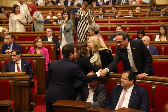 [EN DIRECTE] Josep Rull, nou president del parlament amb els vots de Junts, ERC i la CUP