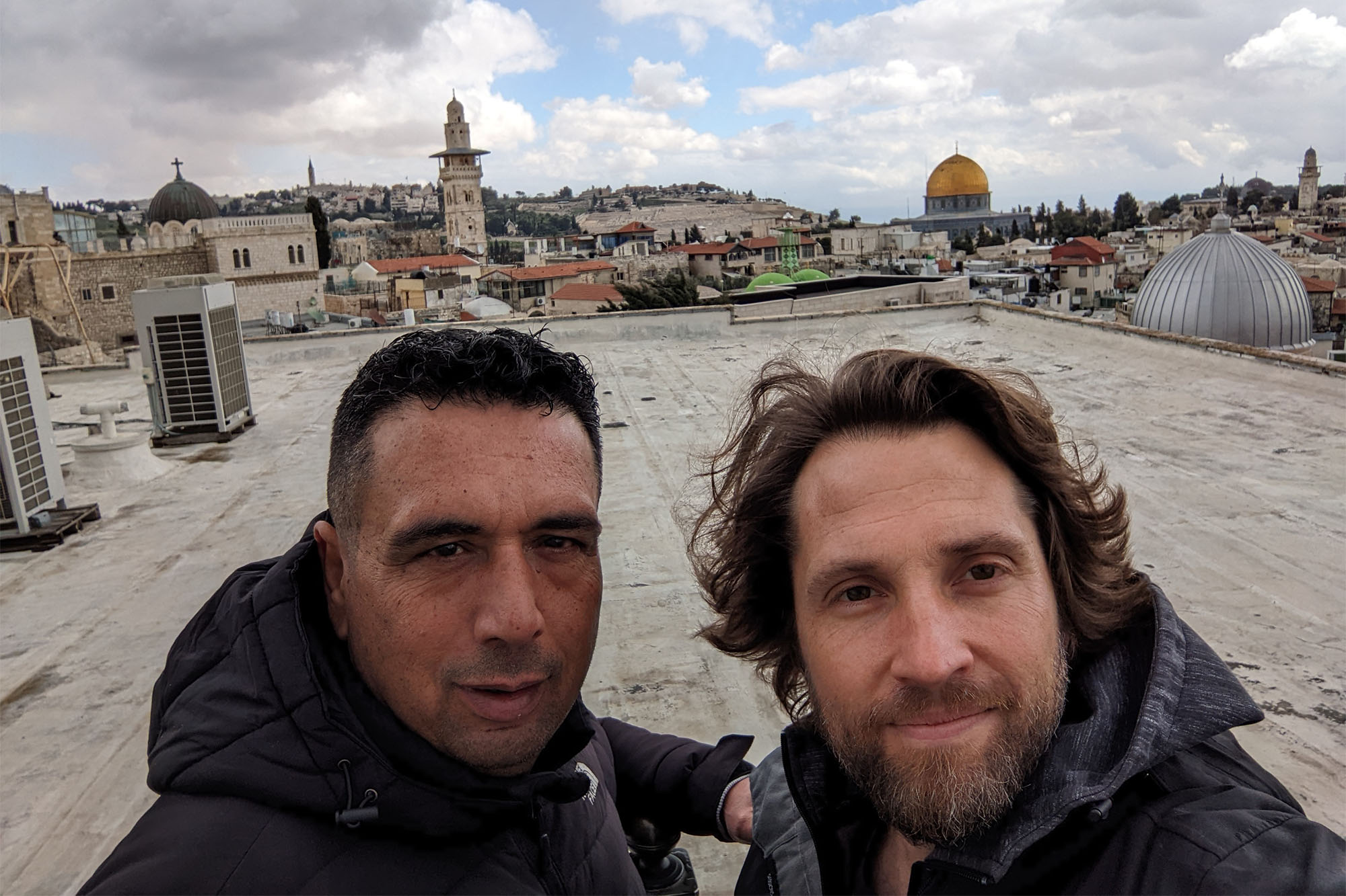 Abed Salama i Nathan Thrall, l'autor del llibre (fotografia: N. T.).