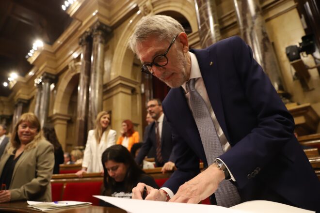 Quins són els números perquè Josep Rull sigui el nou president del parlament?