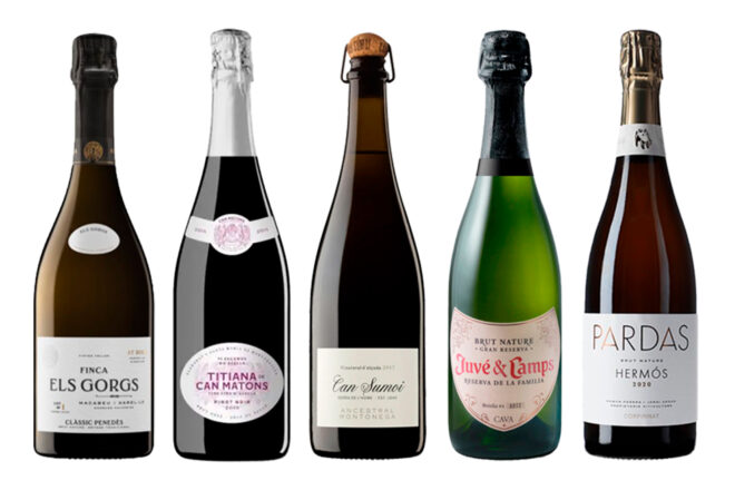 Cinc escumosos de revetlla