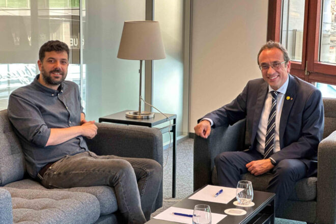 Rull es reuneix amb Wagensberg i es compromet a garantir el dret de vot dels diputats exiliats