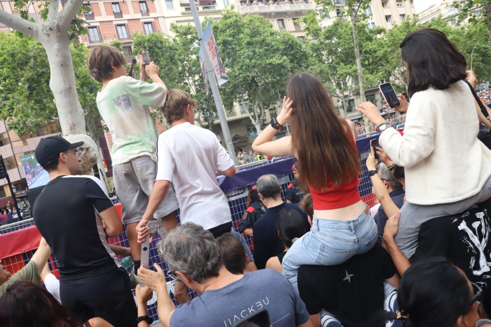 Fórmula 1 a Barcelona… per mitjà de pantalles