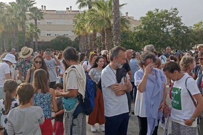 Mobilització important a Menorca per a posar fre al turisme de masses