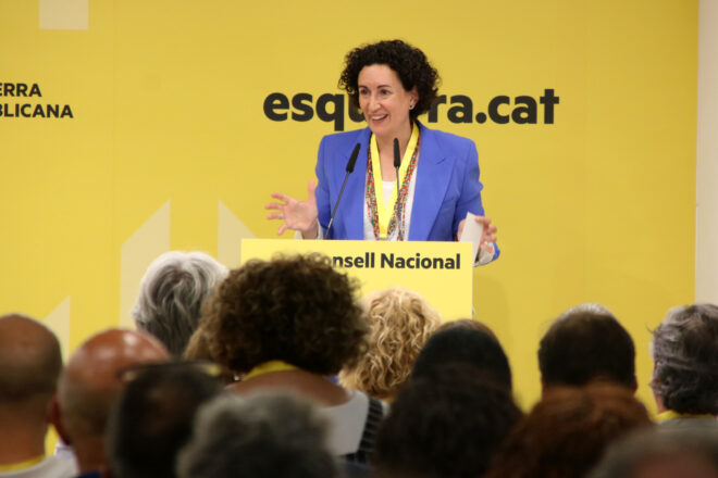 [VÍDEO] Marta Rovira: “Jo no seré candidata de res i menys contra Oriol Junqueras”