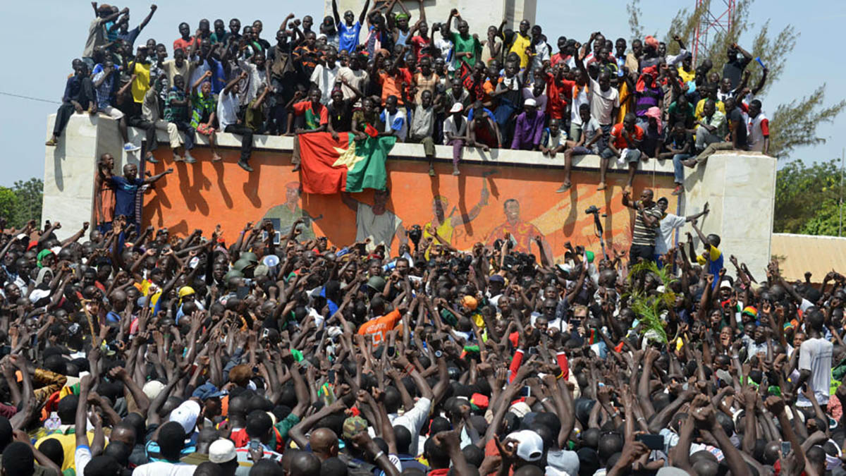 Jornades revolucionàries, l'octubre del 2014 a Burkina Faso.