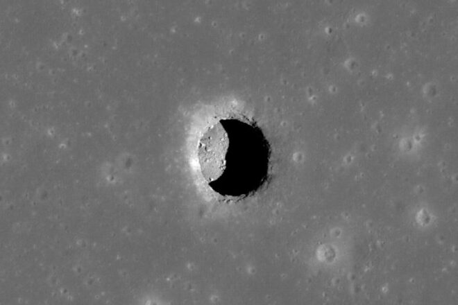Descobreixen un túnel a la Lluna que podria servir de refugi per als humans