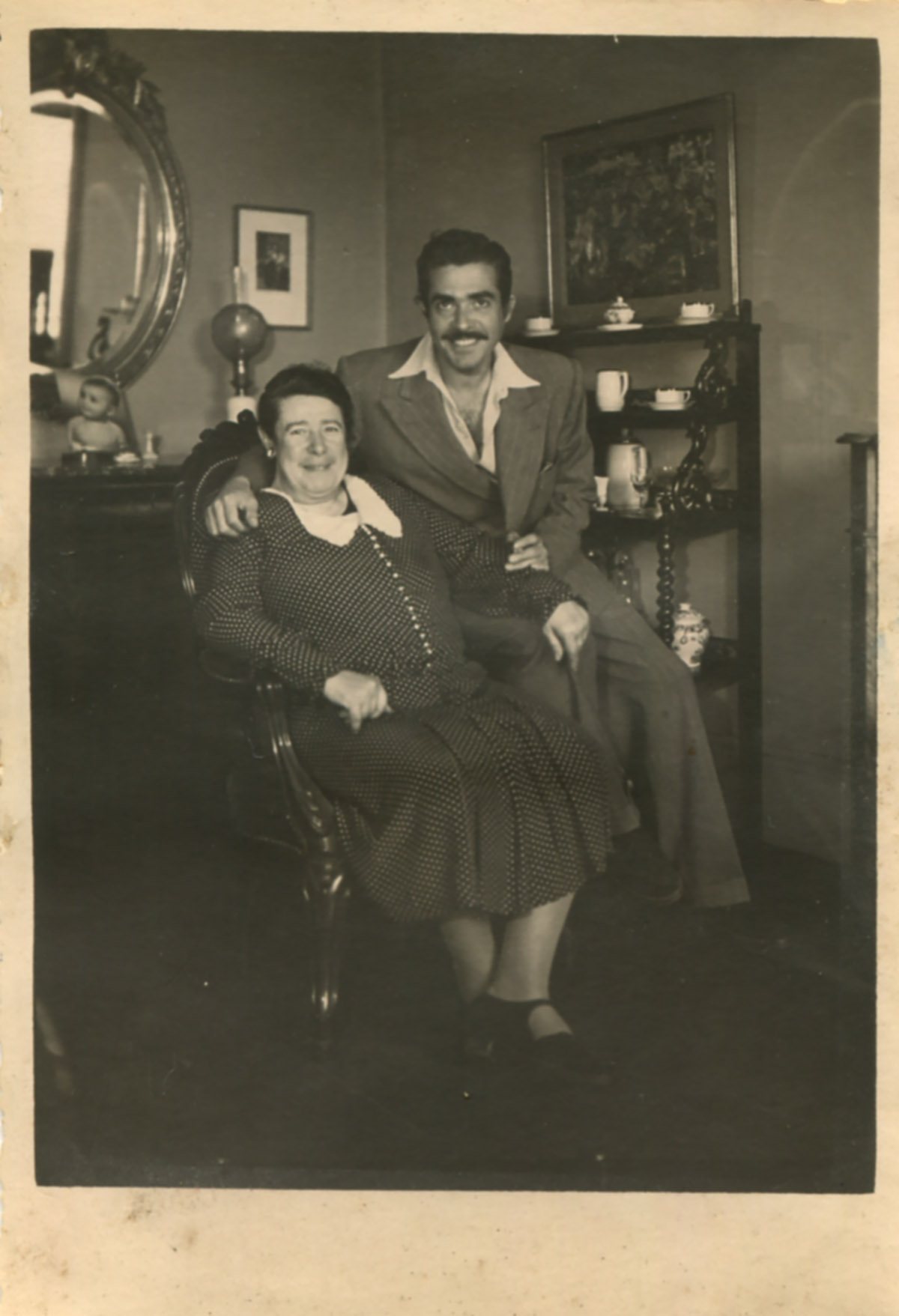 Maria Sanmartí i Antoni Clavé.