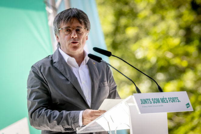 Puigdemont replica a Montero que Junts s’oposarà al pla d’estabilitat: “A la mateixa cosa hi tornarem a votar que no”